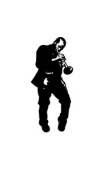 Sticker trompette jazz