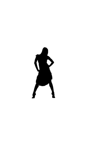 Sticker danseuse