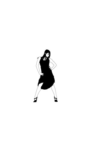 Sticker danseuse espagnole