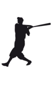 Sticker baseball batteur