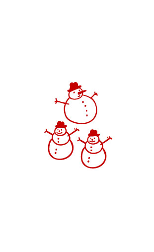 Sticker Bonhomme de Neige