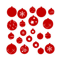 Sticker Kit Boules de Noël