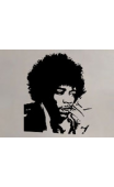 Sticker portrait jimi
