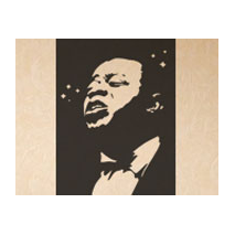 Sticker portrait trompettiste