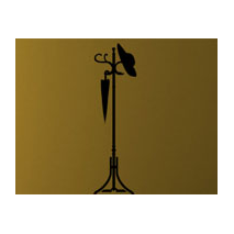 Sticker porte manteau