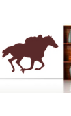 Sticker cheval galop
