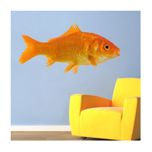 Sticker Comme un poisson dans l'eau