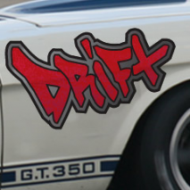 Sticker voiture Drift rouge