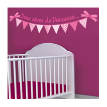 Sticker Doux rêves de Princesse