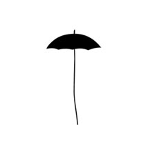 Sticker parapluie design-2
