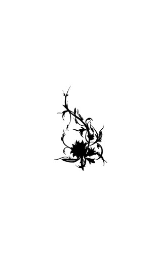 Sticker fleur forme5