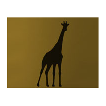 Sticker girafe