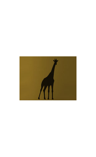 Sticker girafe