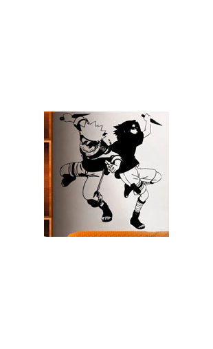 Sticker Naruto and Sasuke 01