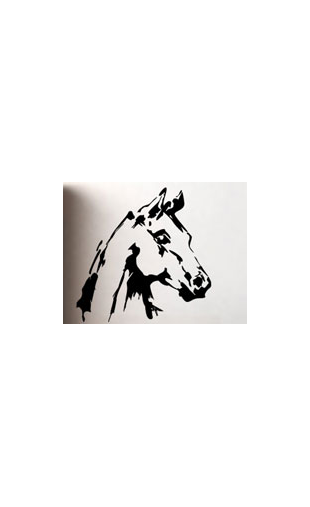 Sticker Cheval stylisÃ©