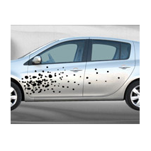 Sticker voiture Taches design