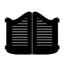 sticker portes de saloon