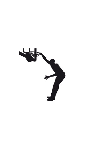 Sticker basket dunk