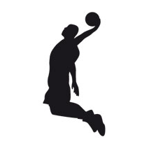 Sticker basket slamdunk