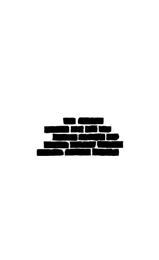 Sticker mur de briques