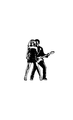 sticker chanteuse