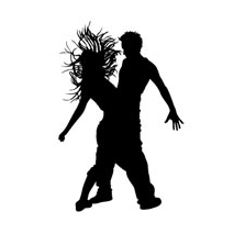 Sticker danseurs sexy