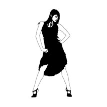 Sticker danseuse espagnole