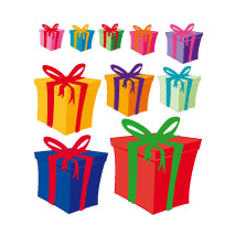 Sticker Cadeaux de NoÃ«l